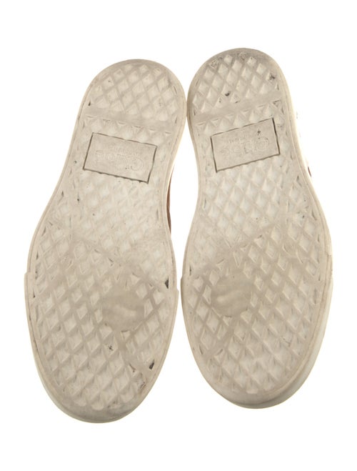 Chloé Suede Scalloped Accent Sneakers