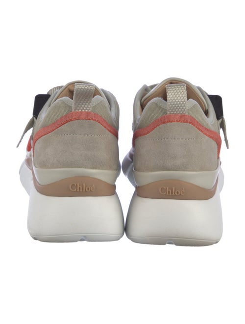 Chloé Canvas Mesh Accents Sneakers