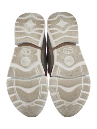 Chloé Canvas Mesh Accents Sneakers