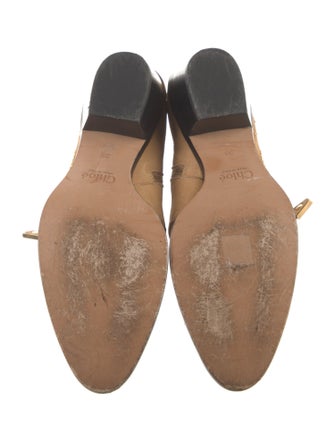 Chloé Leather Studded Accents Boots