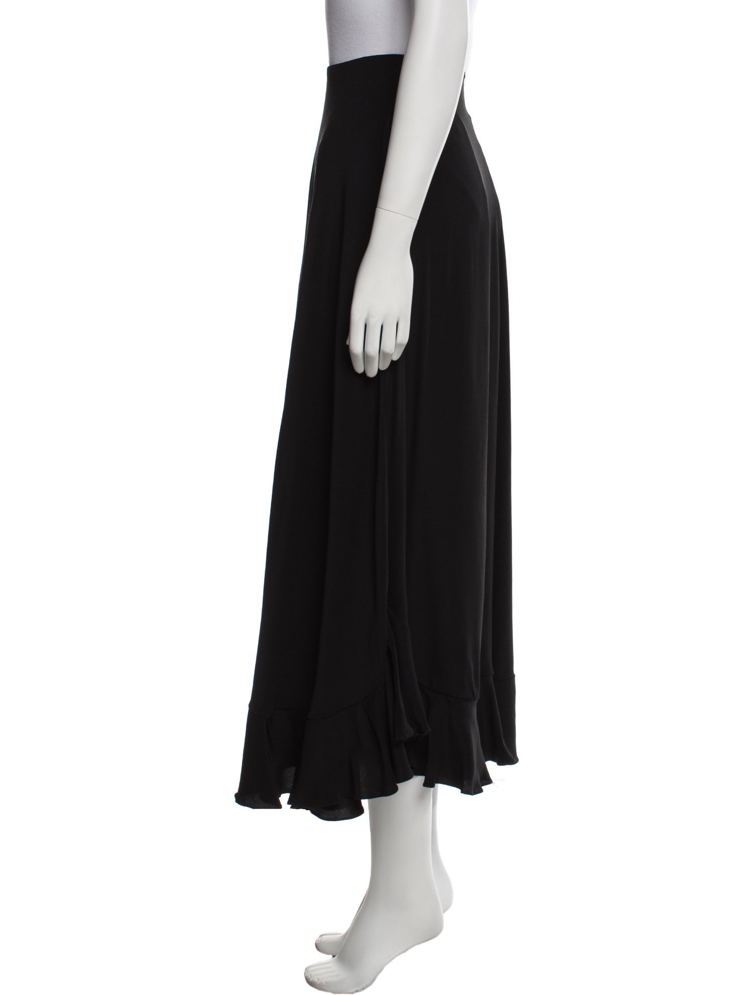 Chloé Silk Midi Length Skirt