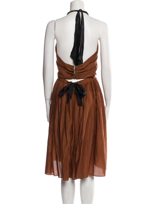 Chloé Halterneck Knee-Length Dress