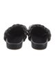 Chloé Intrecciato Weave Leather Slides