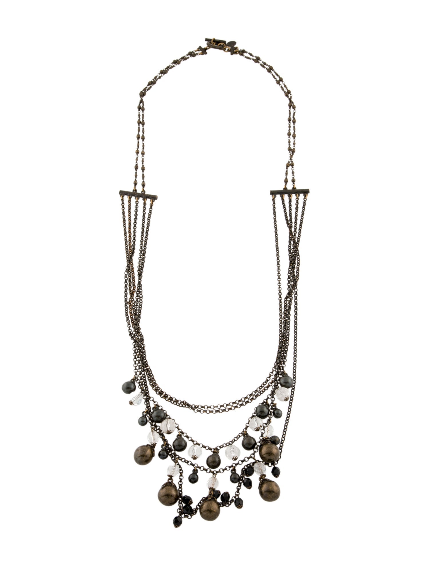 Chloé Bead Multistrand Necklace