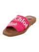 Chloé Canvas Printed Slides