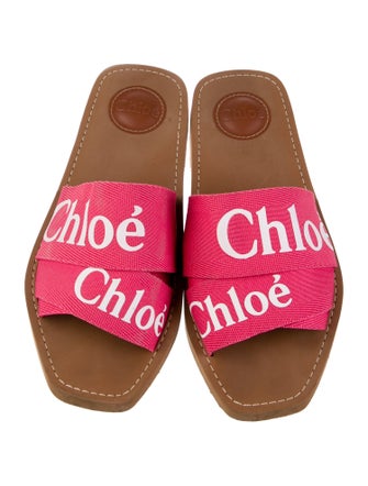 Chloé Canvas Printed Slides