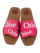 Chloé Canvas Printed Slides