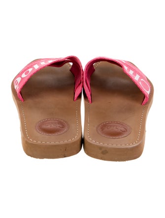 Chloé Canvas Printed Slides