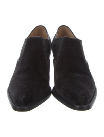 Chloé Velvet Leather Trim Embellishment Boots