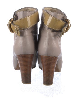 Chloé Leather Colorblock Pattern Boots