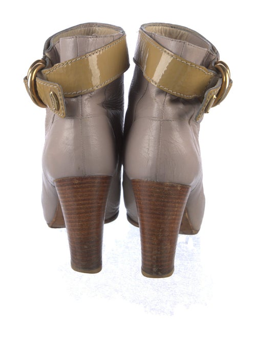 Chloé Leather Colorblock Pattern Boots
