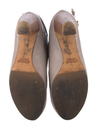 Chloé Leather Colorblock Pattern Boots