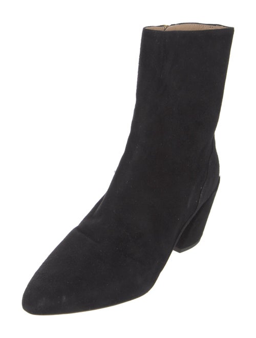 Chloé Suede Scalloped Accent Boots