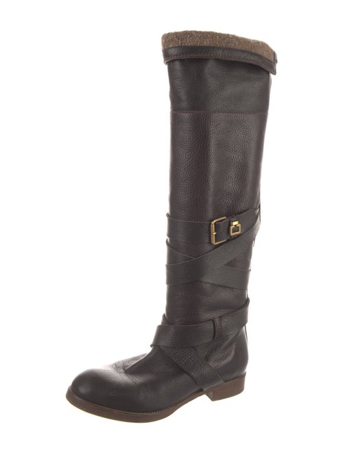 Chloé Leather Riding Boots