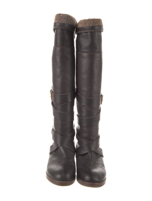 Chloé Leather Riding Boots