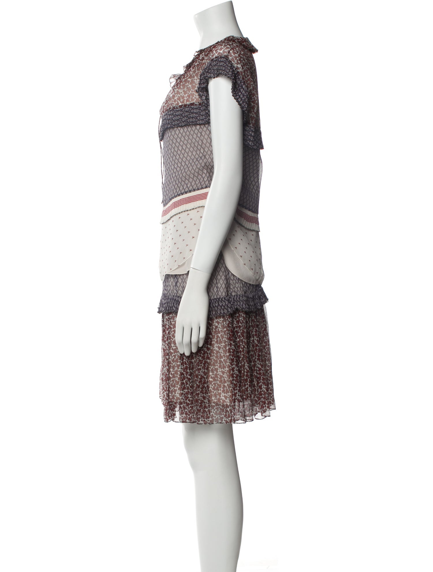 Chloé Silk Printed Skirt Set