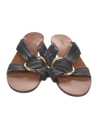 Chloé Leather Slides