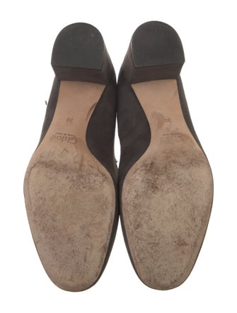 Chloé Suede Scalloped Accent Pumps