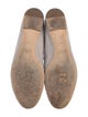 Chloé Leather Scalloped Accent Ballet Flats