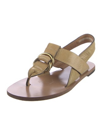 Chloé Leather Slingback Sandals