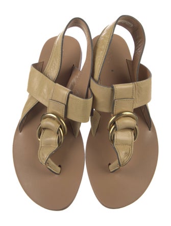 Chloé Leather Slingback Sandals