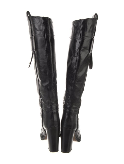 Chloé Leather Studded Accents Boots