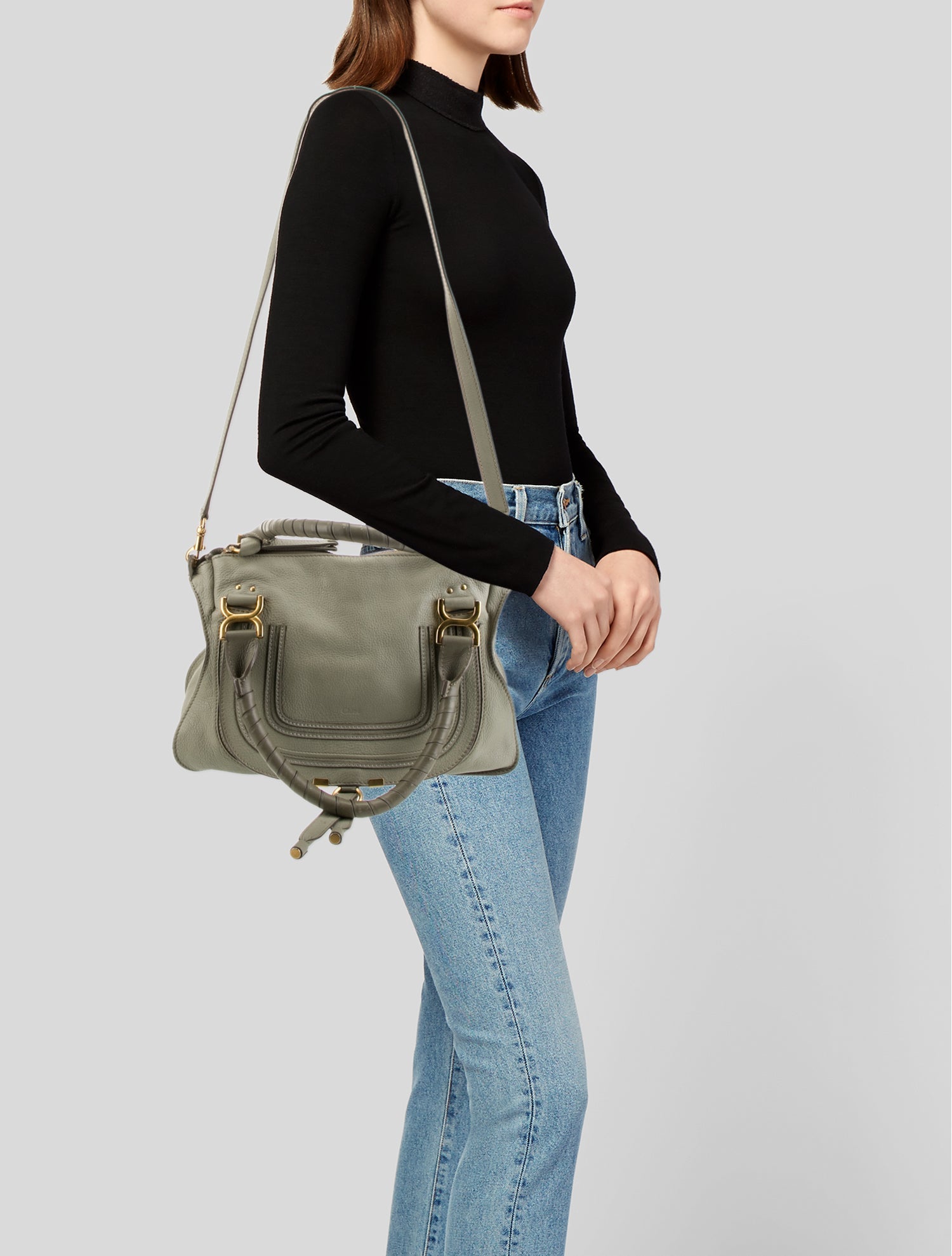 Chloé Leather Top Handle Bag