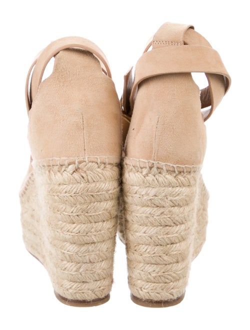 Chloé Suede Scalloped Accent Espadrilles