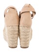 Chloé Suede Scalloped Accent Espadrilles