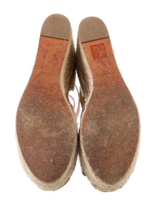 Chloé Suede Scalloped Accent Espadrilles