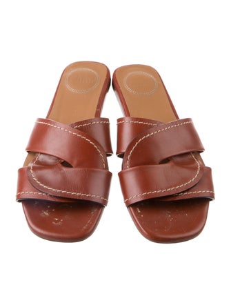Chloé Leather Slides