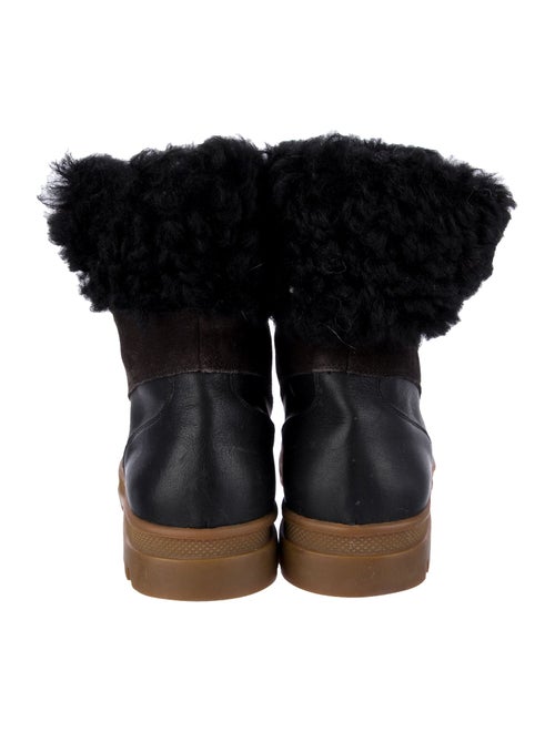 Chloé Leather Combat Boots