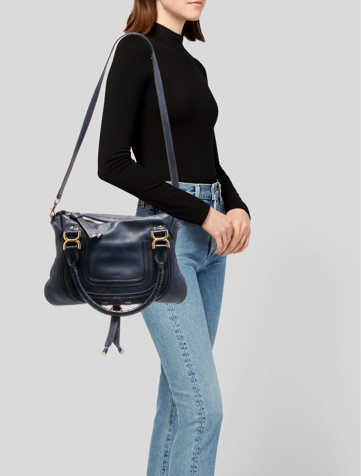 Chloé Leather Top Handle Bag