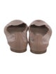 Chloé Leather Scalloped Accent Ballet Flats