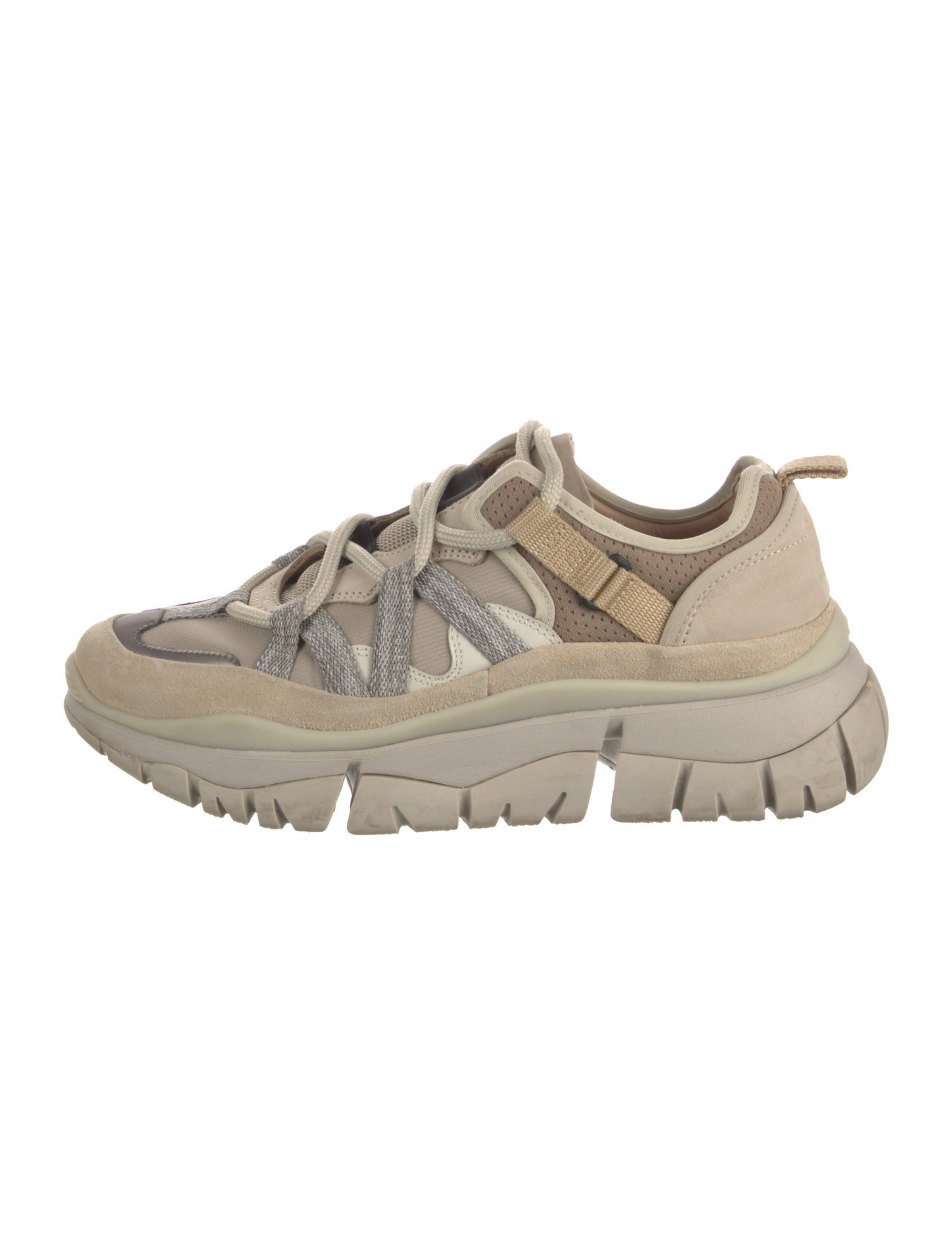 Chloé Mesh Mesh Accents Chunky Sneakers