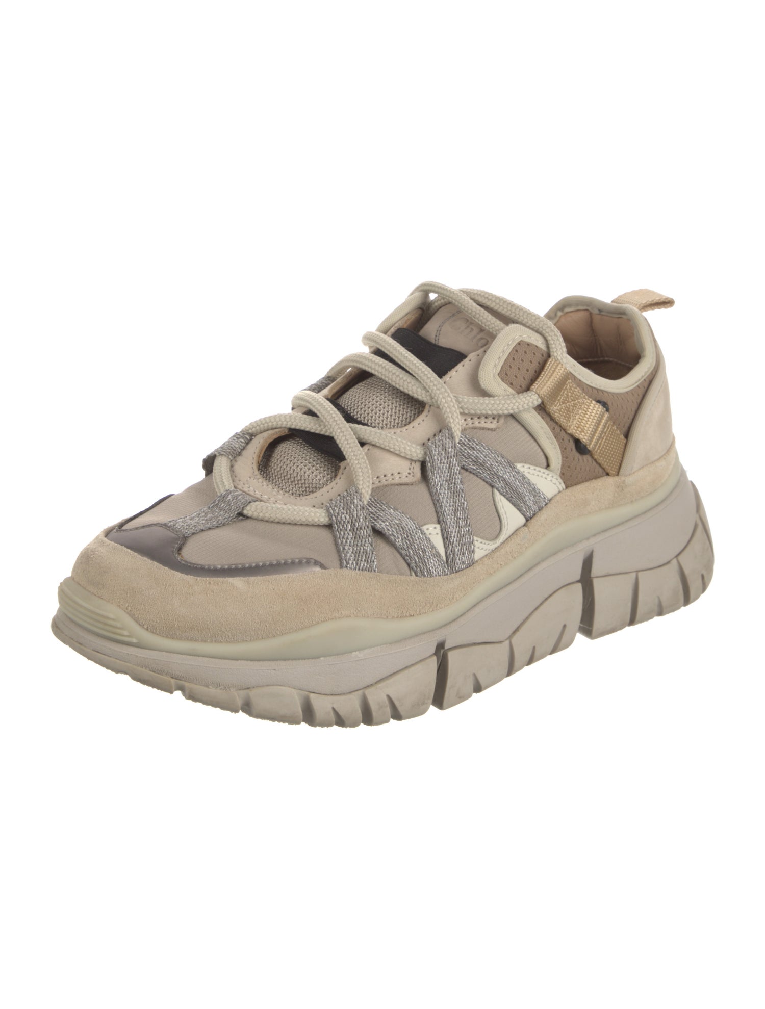 Chloé Mesh Mesh Accents Chunky Sneakers