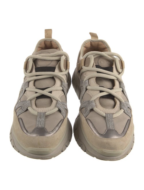 Chloé Mesh Mesh Accents Chunky Sneakers