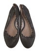 Chloé Leather Lasercut Accents Ballet Flats