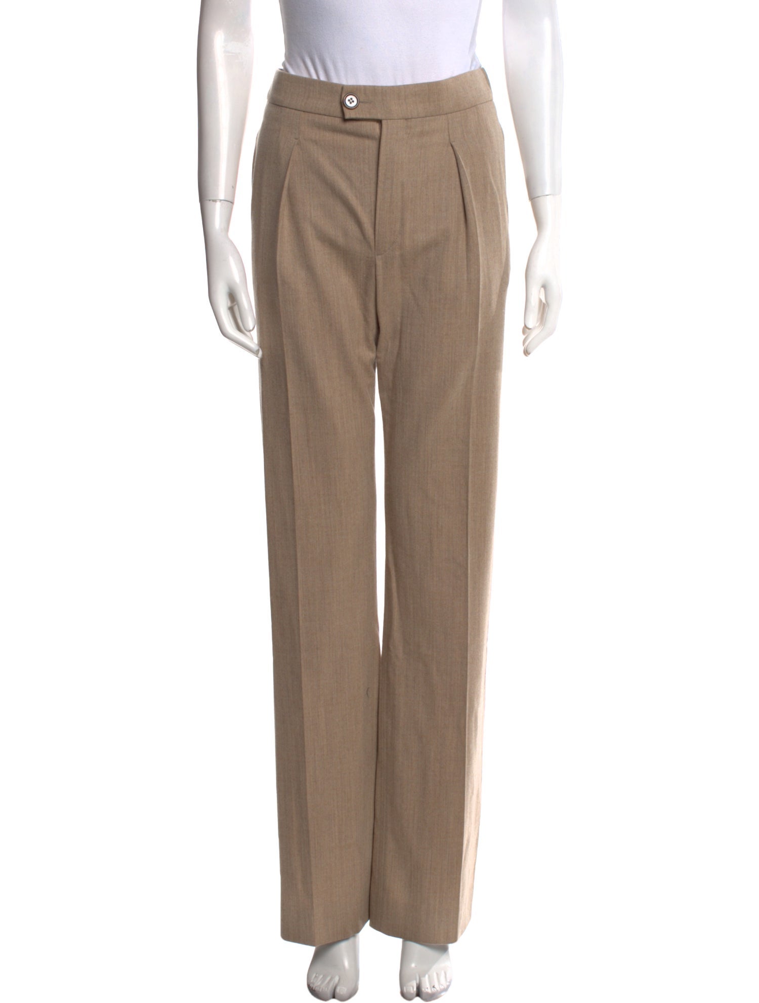 Chloé Virgin Wool Wide Leg Pants