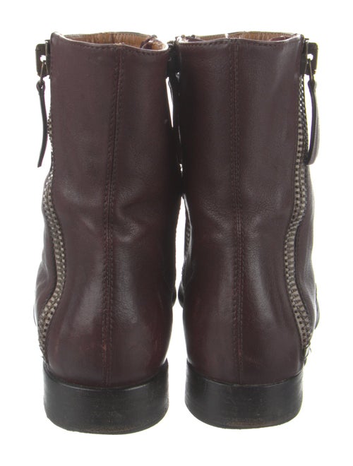 Chloé Leather Combat Boots