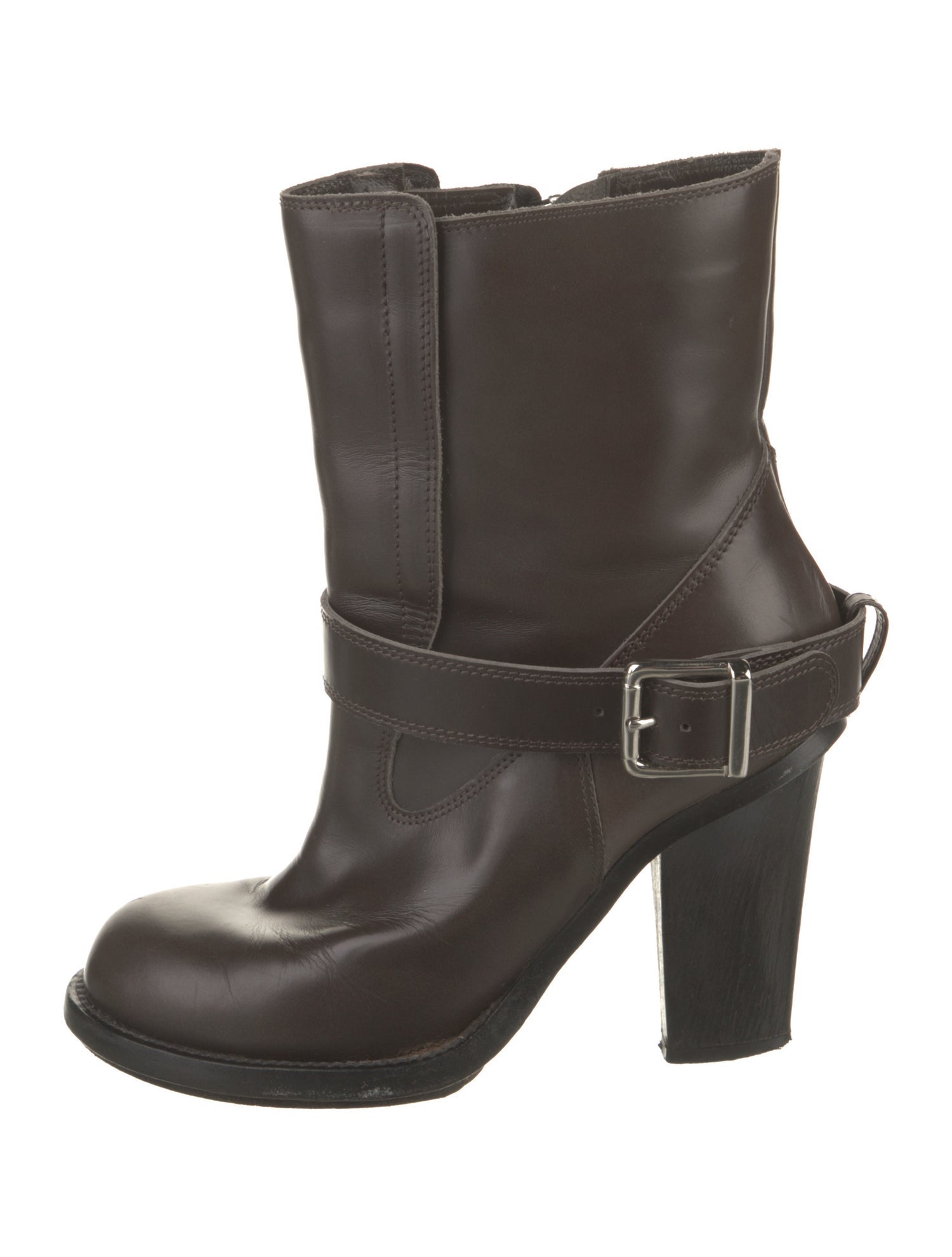 Chloé Leather Moto Boots