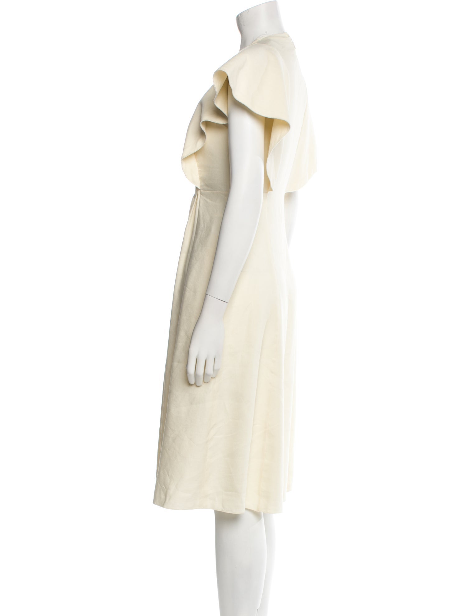 Chloé Linen Midi Length Dress