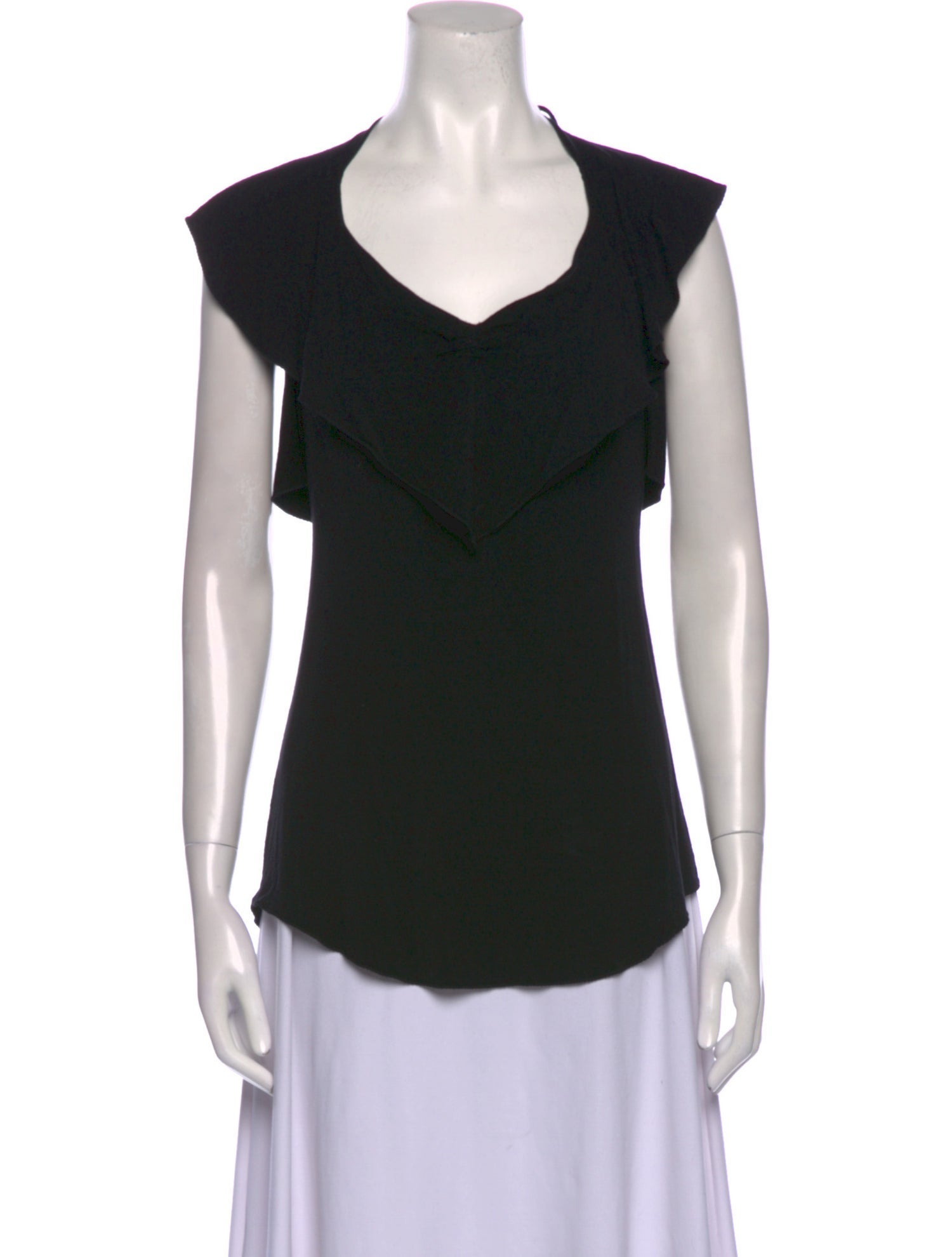 Chloé Silk V-Neck Top