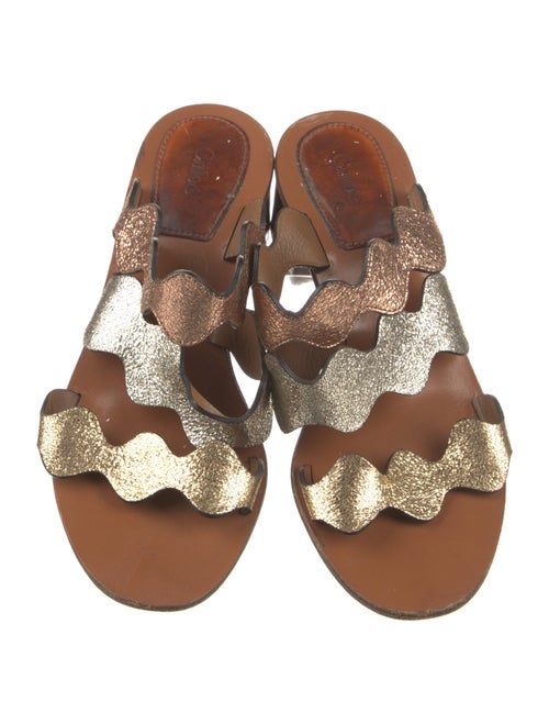 Chloé Leather Slides