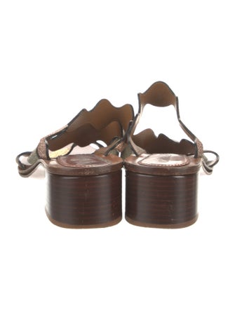 Chloé Leather Slides