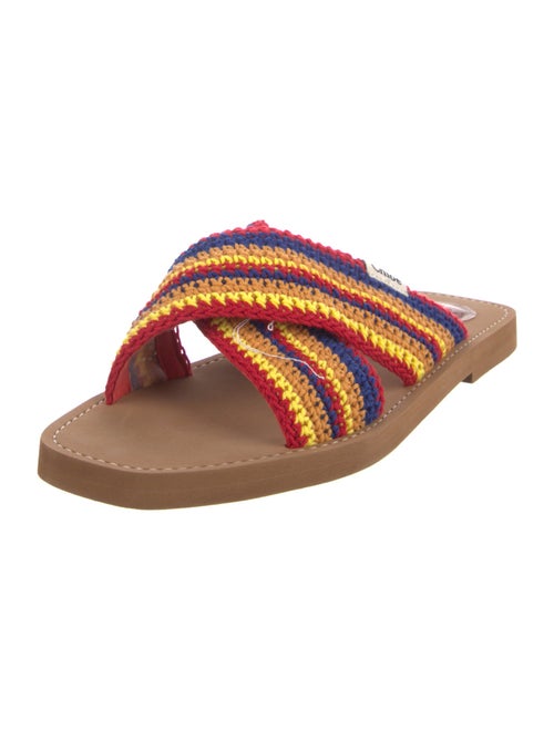 Chloé Striped Slides