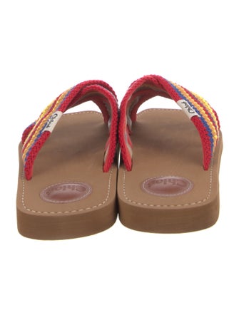 Chloé Striped Slides