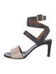 Chloé Leather Colorblock Pattern Sandals