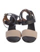 Chloé Leather Colorblock Pattern Sandals