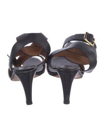 Chloé Leather Colorblock Pattern Sandals